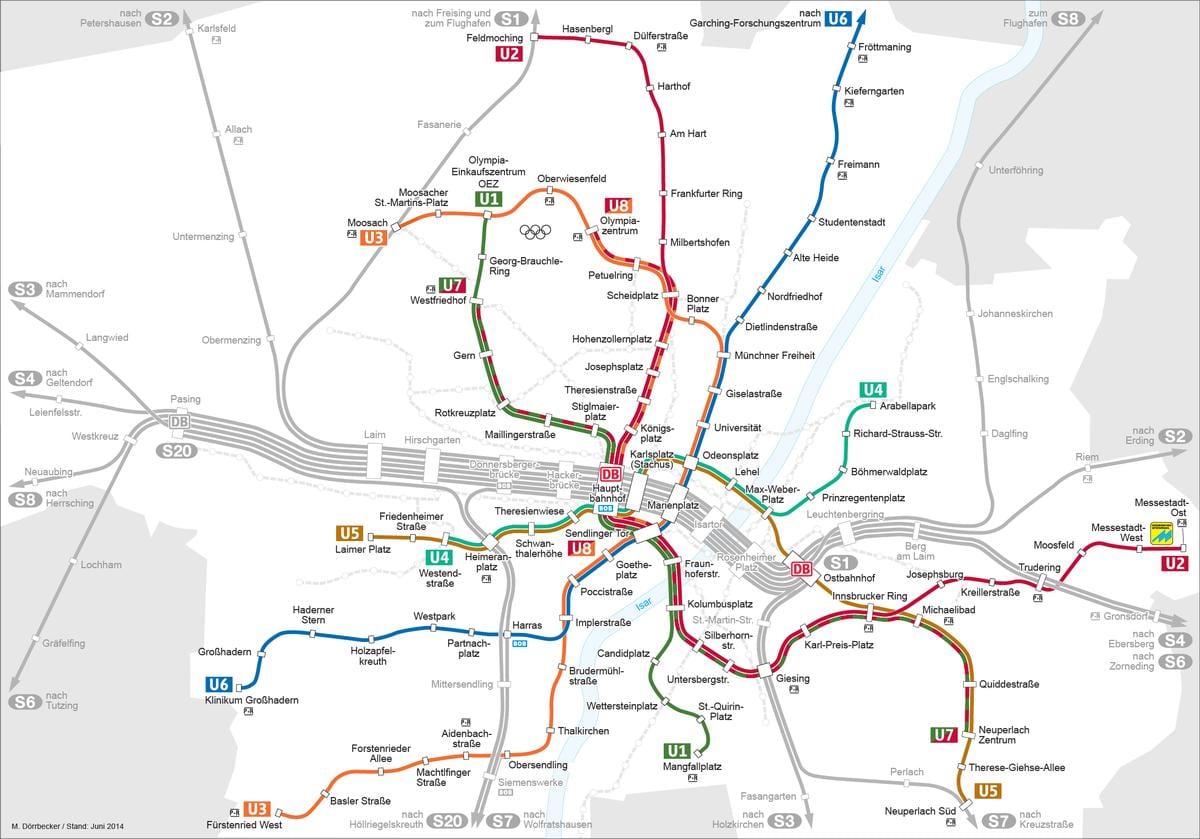 মানচিত্র মিউনিখ u2